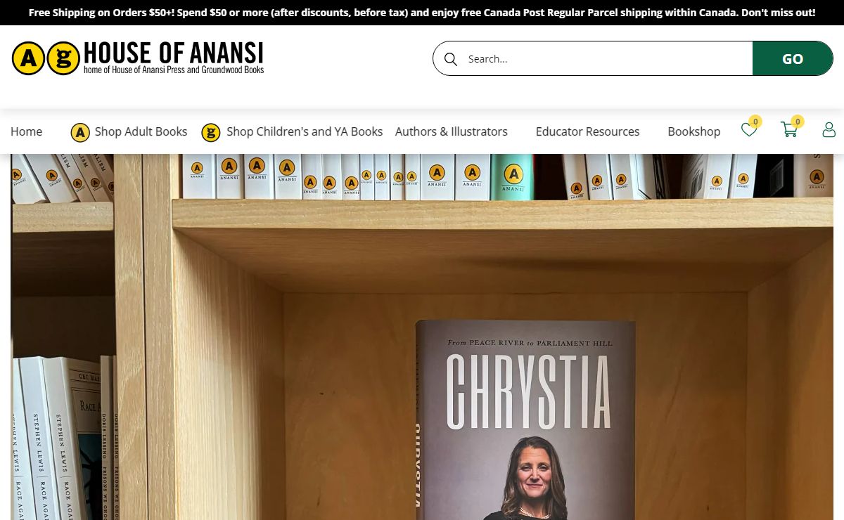 Welcome to House of Anansi – House of Anansi Press