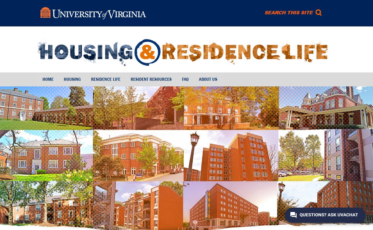 Housing and Residence Life, U.Va.