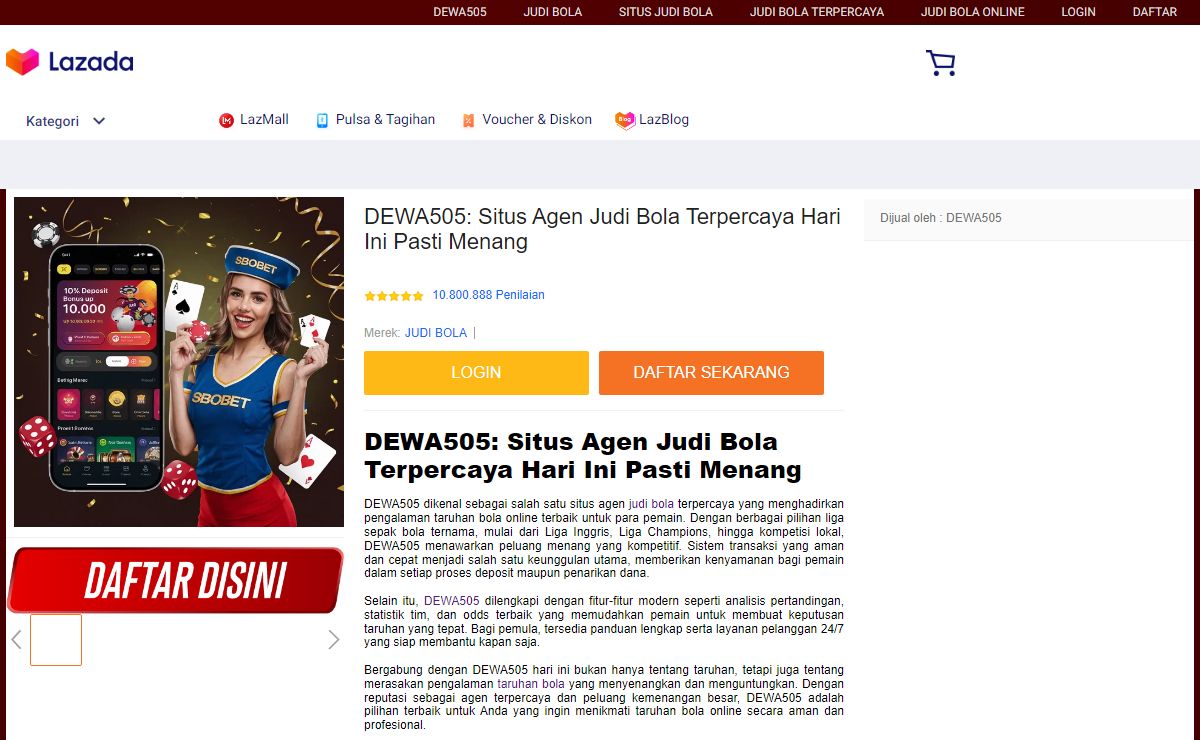 DEWA505: Situs Agen Judi Bola Terpercaya Hari Ini Pasti Menang