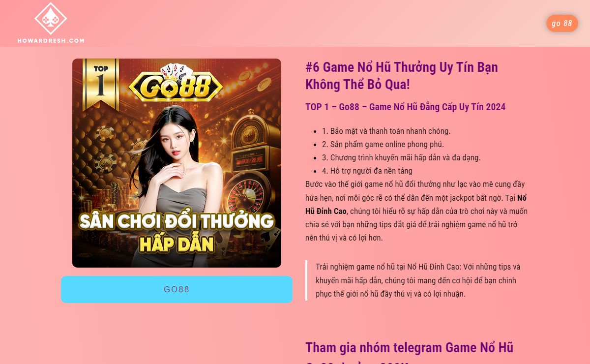 Những Game Nổ Hũ Thưởng Uy Tín Bạn Không Thể Bỏ Qua