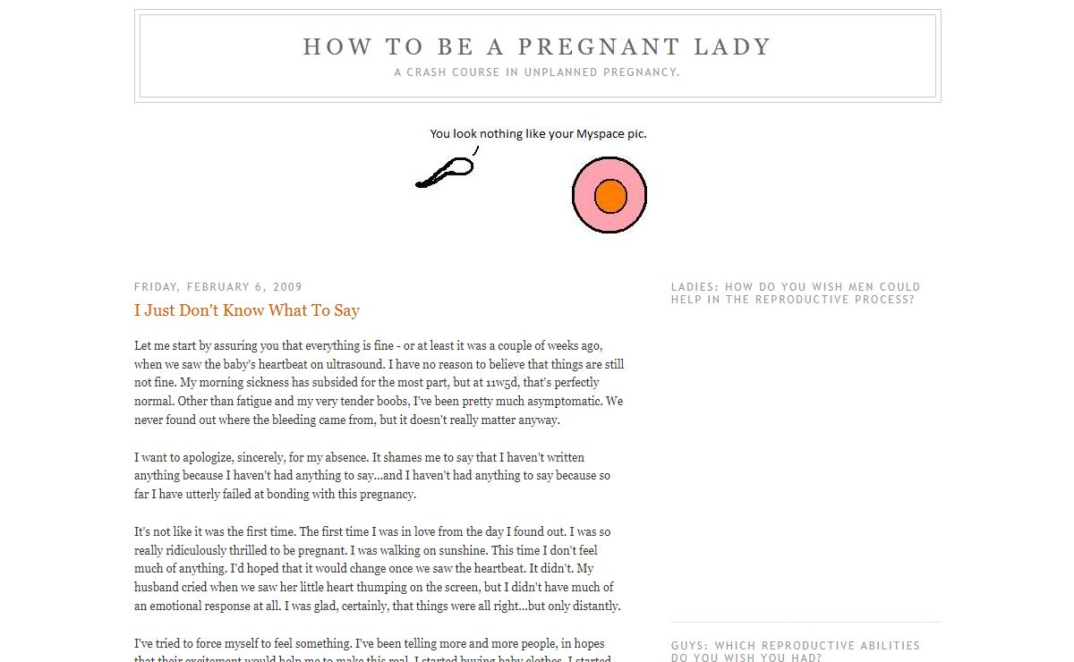 How To Be A Pregnant Lady