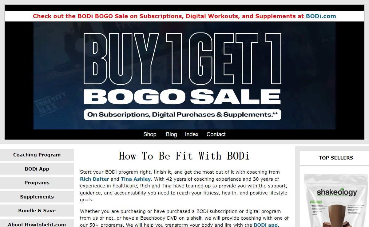 How To Be Fit With BODi