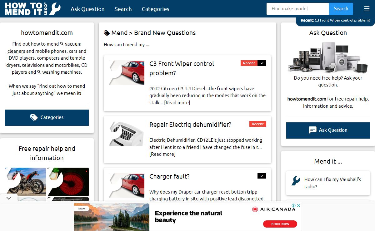 how to mend it .com - Get free help - Repair your appliances, electricals, gadgets and more