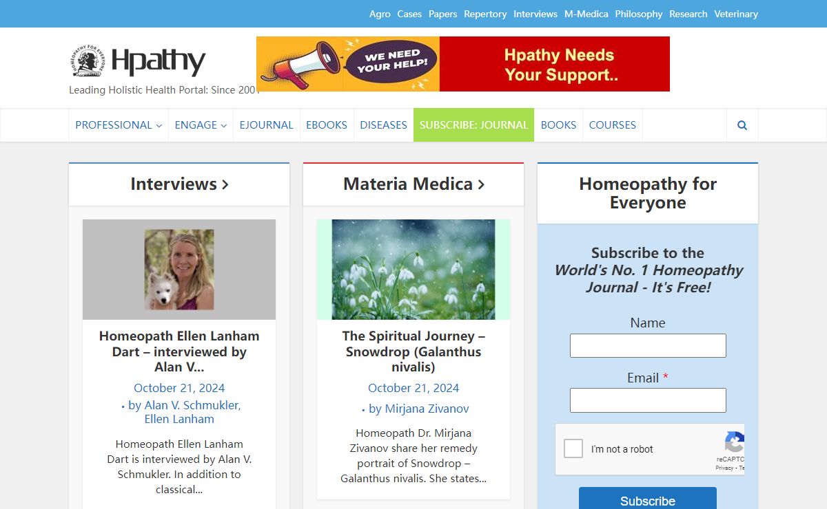 Hpathy.com – Leading Holistic Health Portal: Since 2001