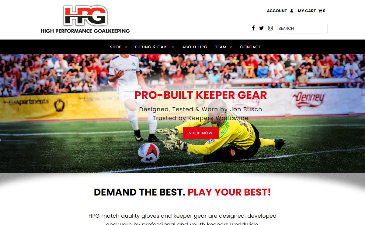 hpgoalkeeping.com
