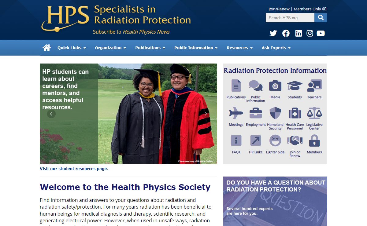 The Health Physics Society
