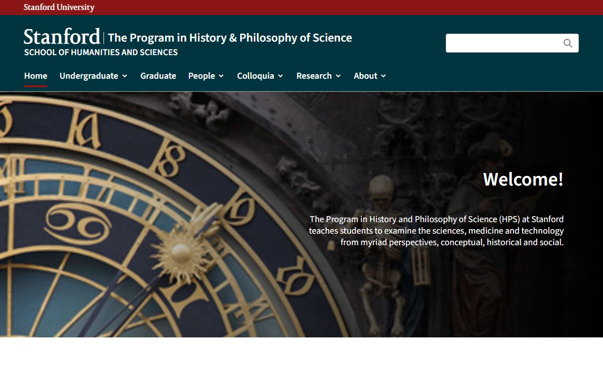 The Program in History & Philosophy of Science
