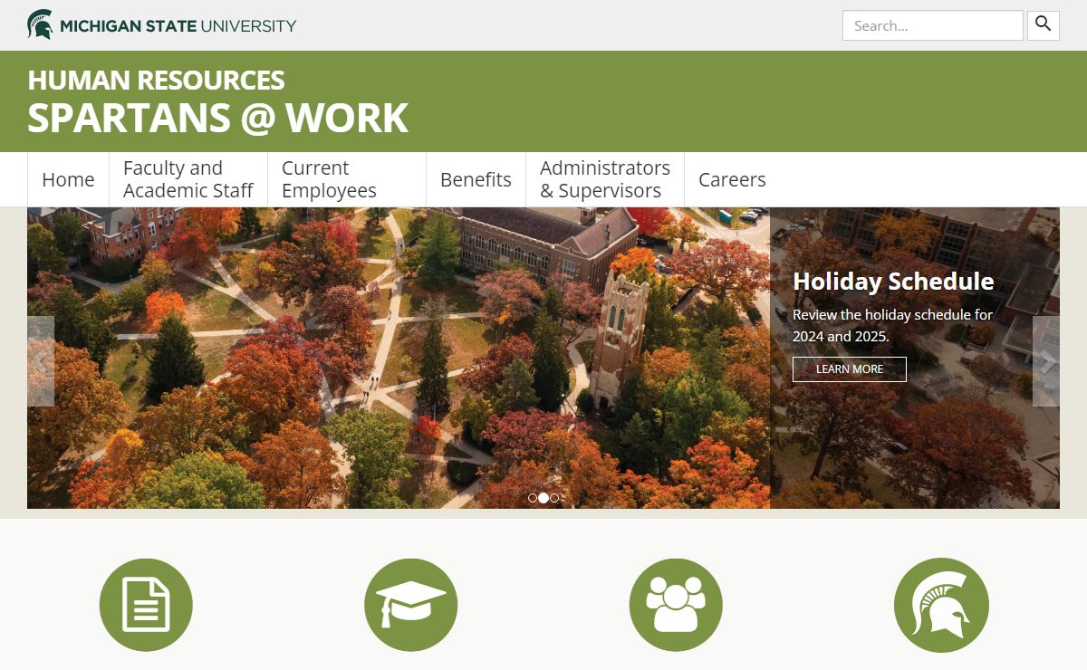 MSU Human Resources Homepage