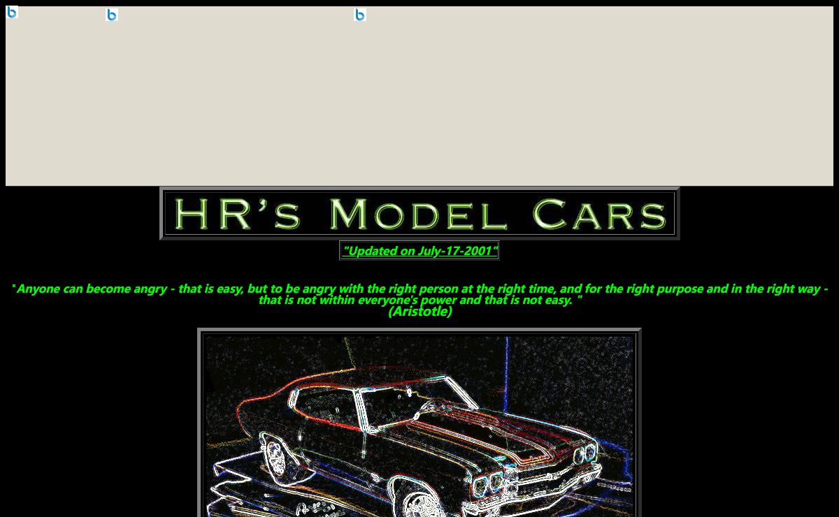 HR's Model Cars