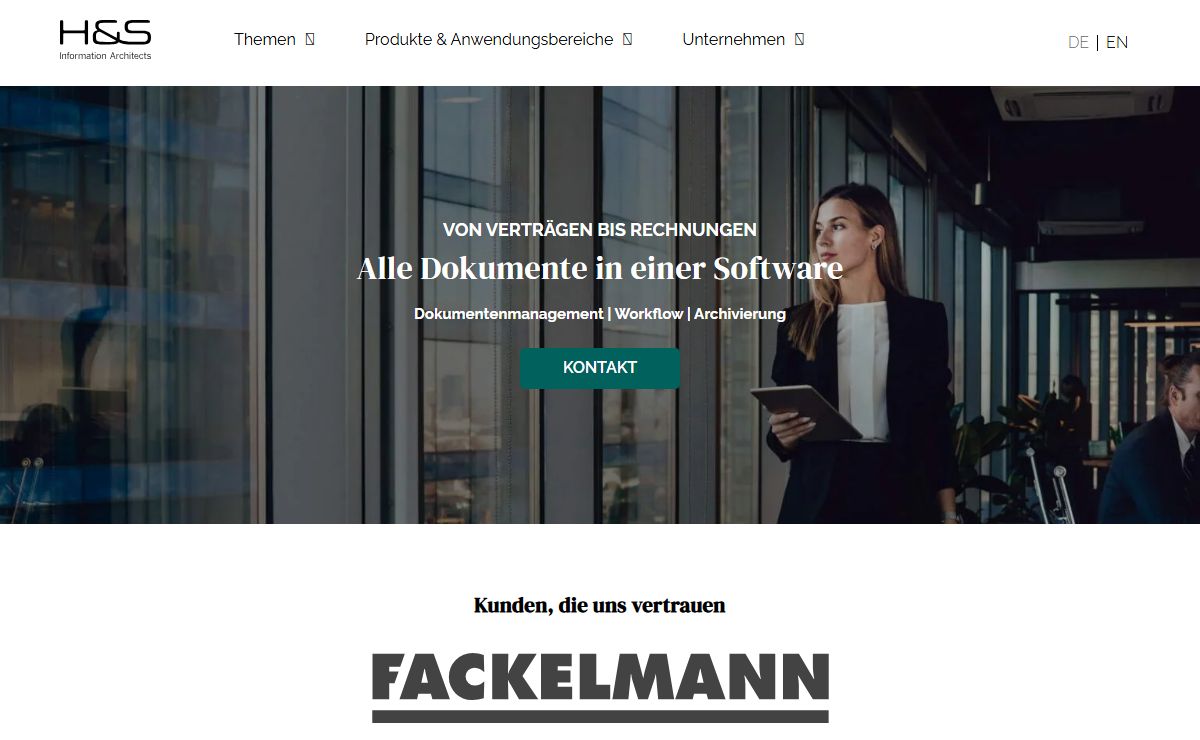 H&S | Digitalisierungssoftware für effiziente Geschäftsprozesse