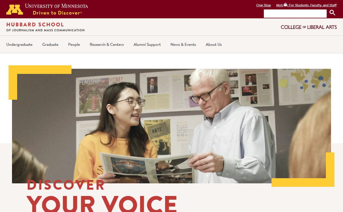 Homepage | Hubbard School of Journalism