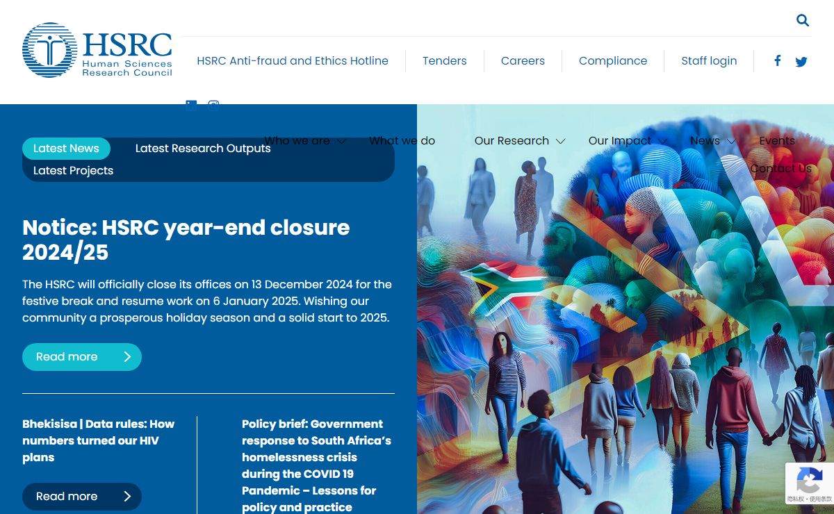 Home page Home page - HSRC