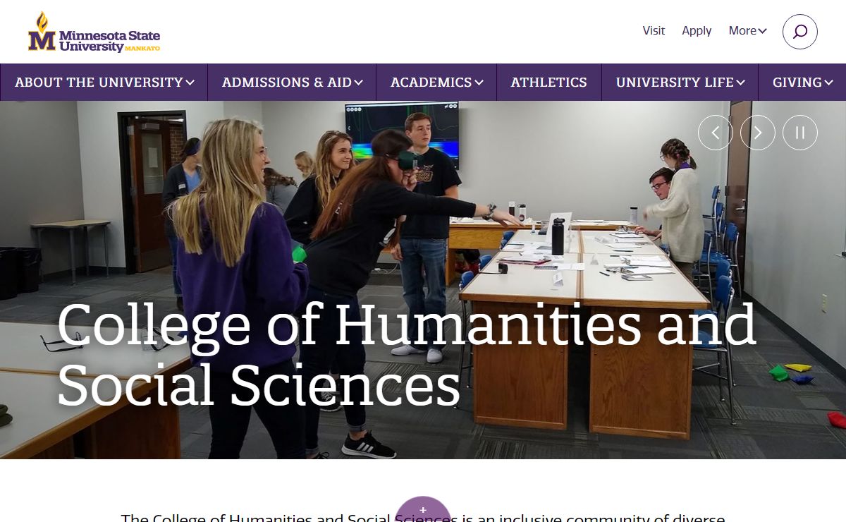 College of Humanities and Social Sciences | Minnesota State University, Mankato