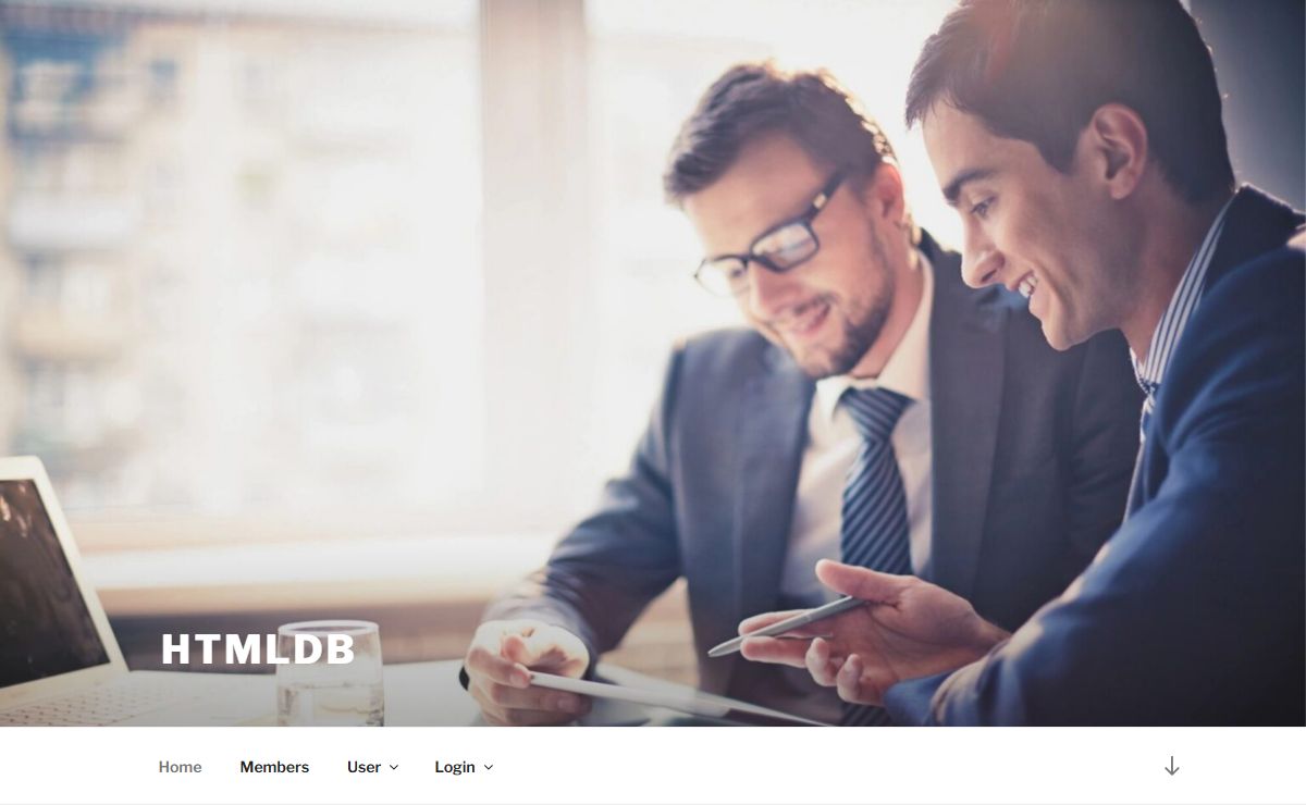 Data Integration & Application Development - HTMLDB