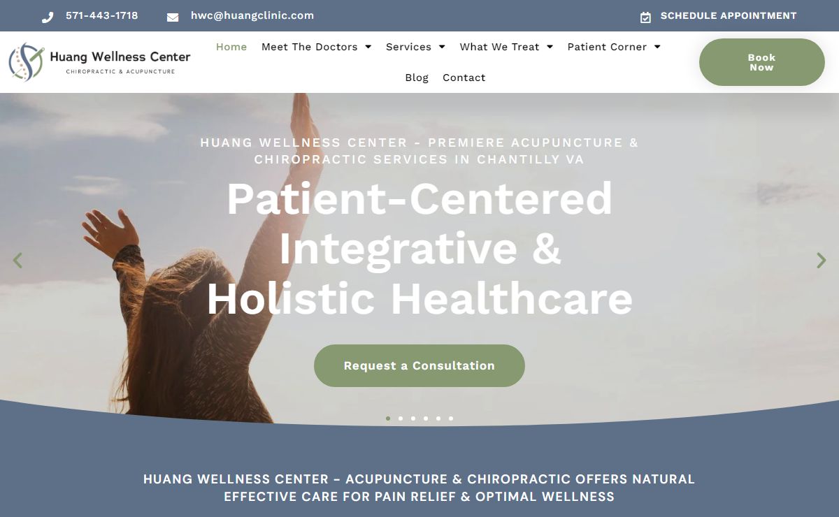 Huang Wellness Center - Acupuncture & Chiropractic in Chantilly VA