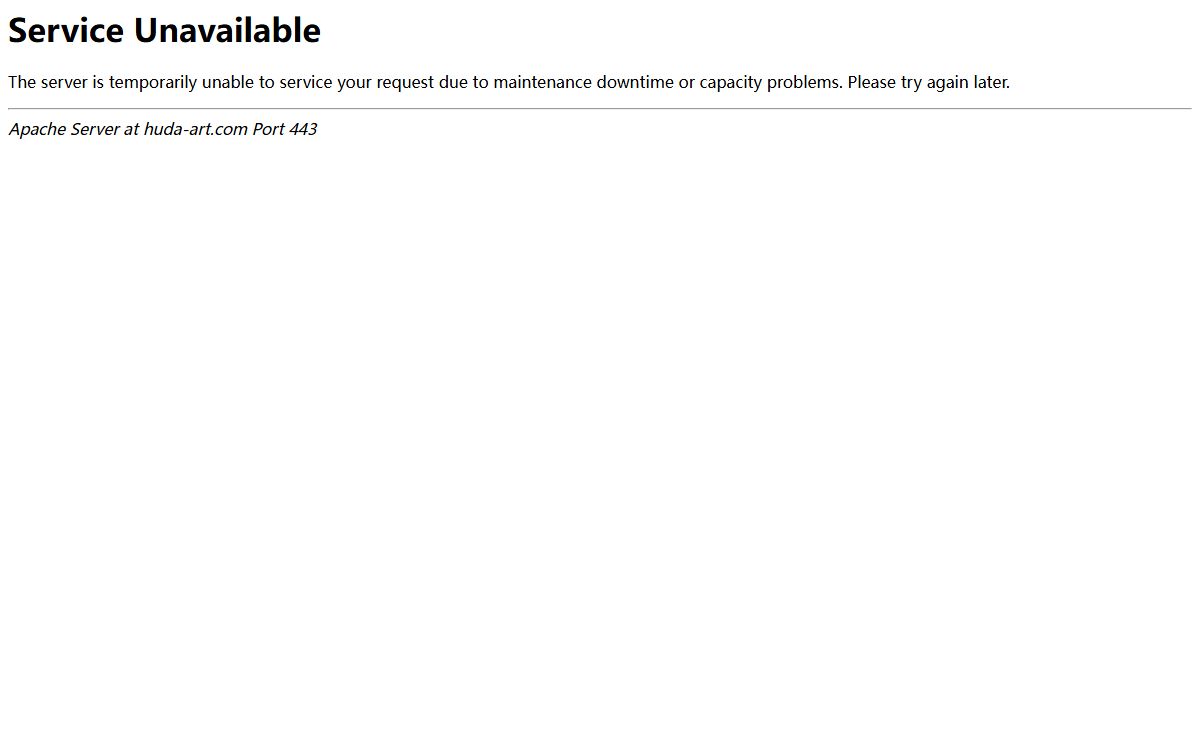 503 Service Unavailable