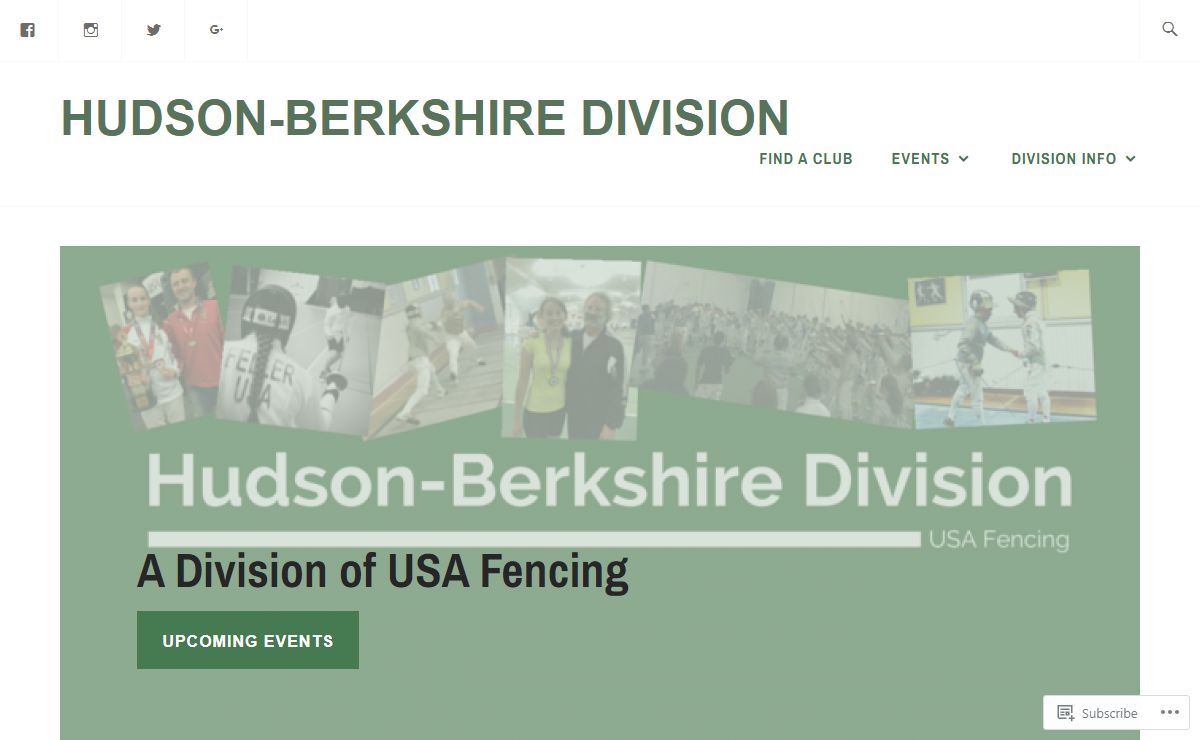 Hudson-Berkshire Division – A Division of USA Fencing