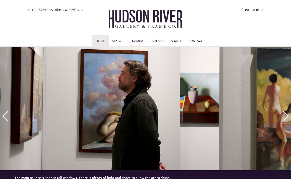 Hudson River Gallery | Conservation Frame Shop | Iowa City