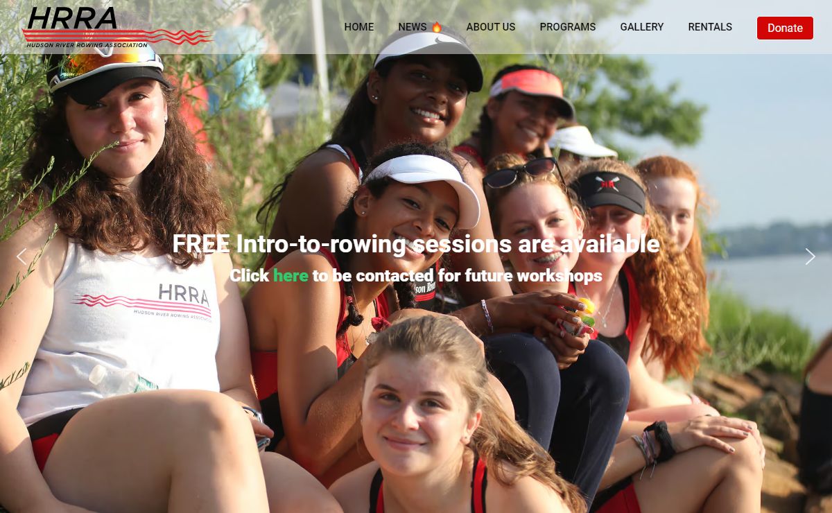 - Hudson River Rowing Association - Sweep rowing and sculling
