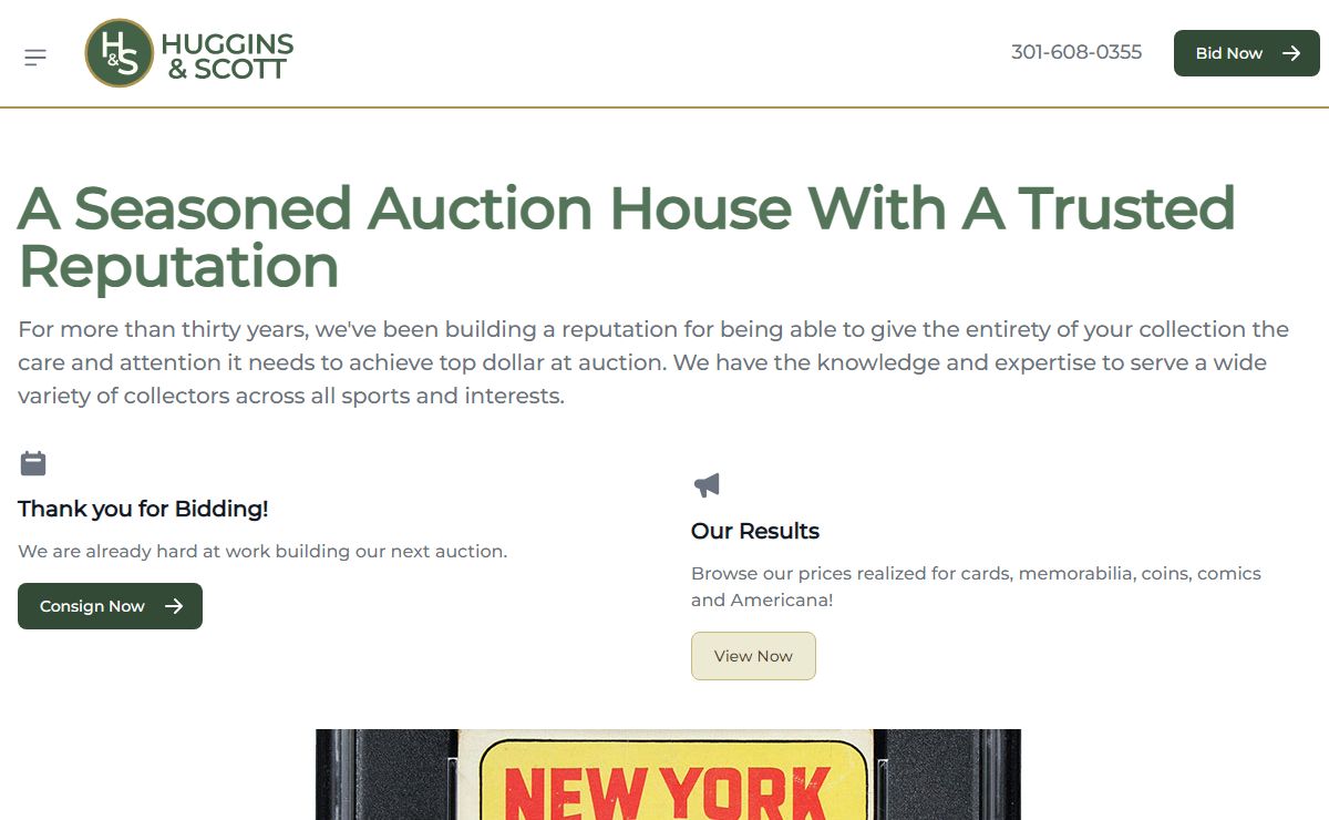 Huggins And Scott Auctions