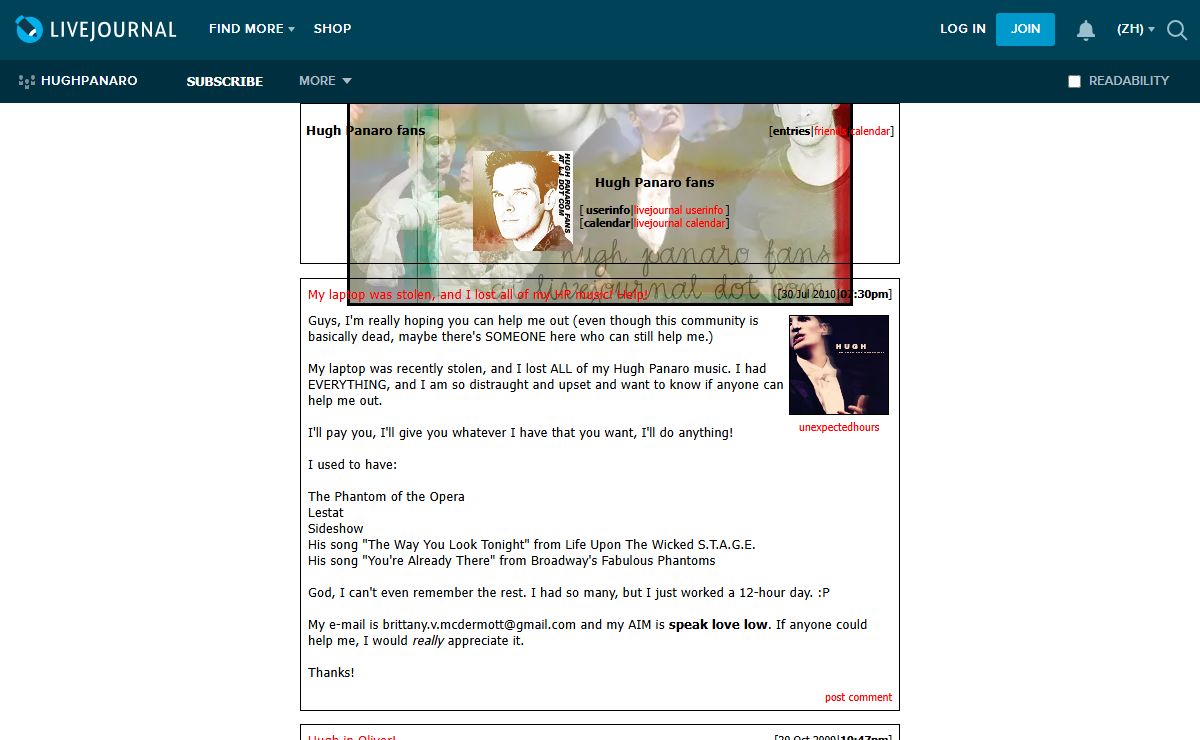 Hugh Panaro fans