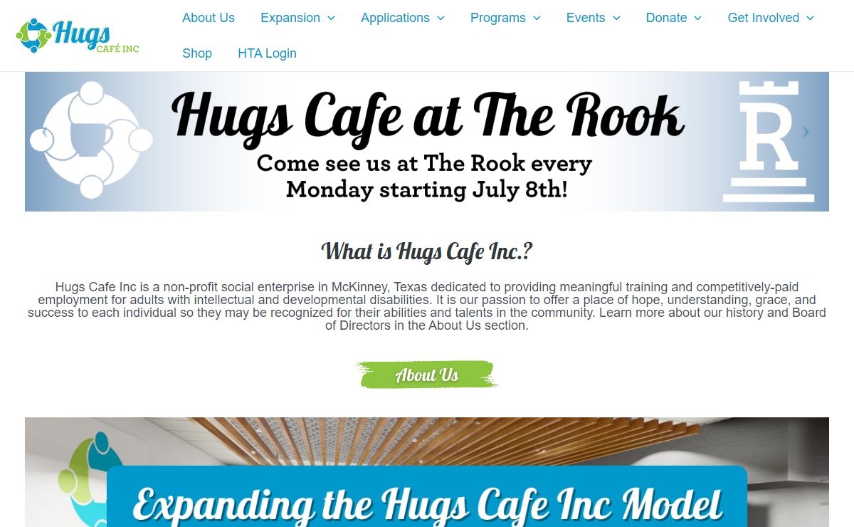 Hugs Cafe | Non-profit Restaurant & Local Greenhouse | McKinney, TX