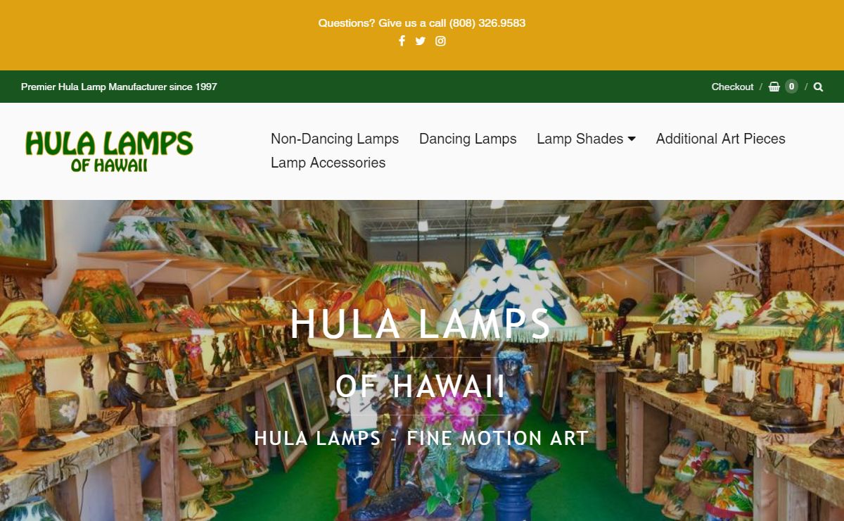 Hula Lamps of Hawaii | Hawaiian Hula Lamps