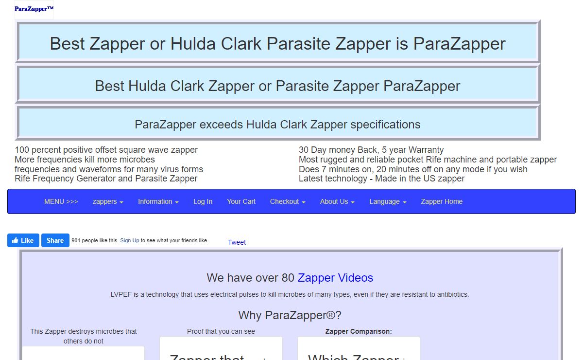 Best Hulda Clark Zapper or Parasite Zapper ParaZapper