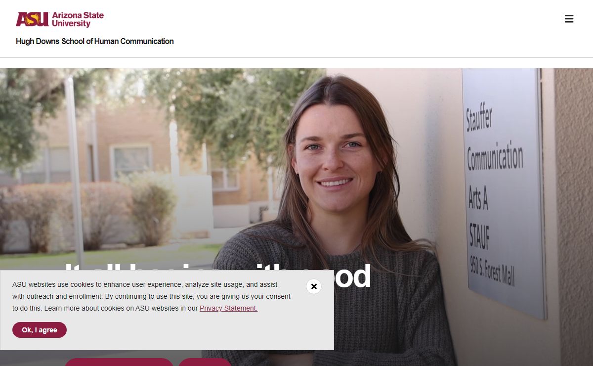 Home page | Hugh Downs School of Human Communication