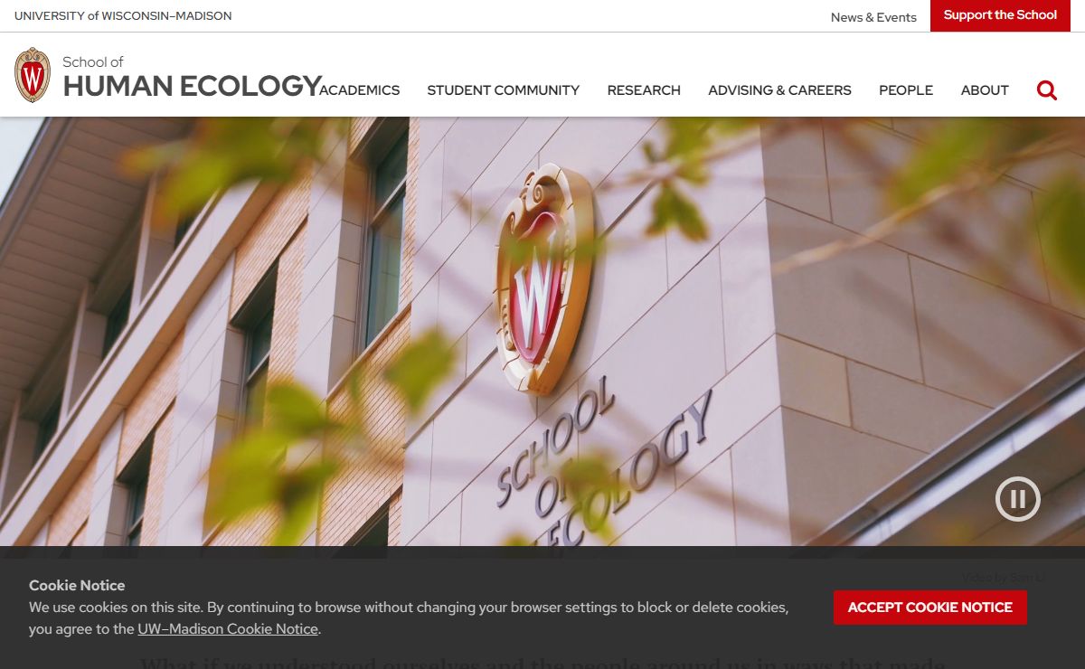 School of Human Ecology – UW–Madison