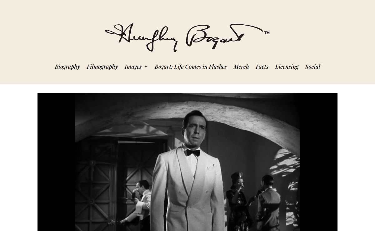 Humphrey Bogart Estate | Official Site