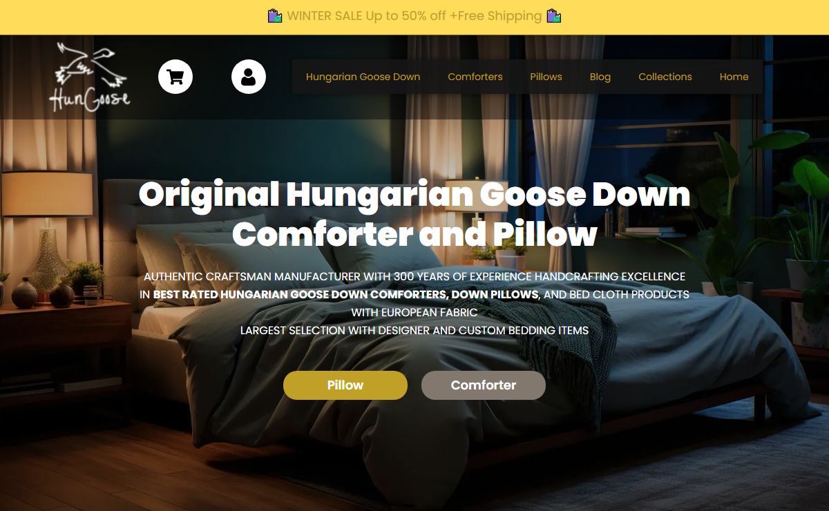 Best Rated Goose Down Comforters | Feather Pillows | Duvets | Quilts