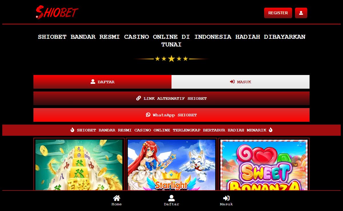 ShioBet: Bandar Resmi Casino Online Bertabur Keuntungan