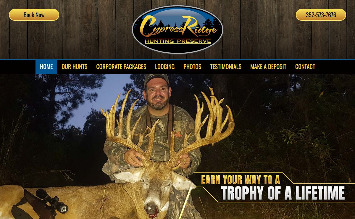 Trophy Hunting Preserve in Georgia | Big Game Hunts Central Georgia | Orlando Hunting Lodges