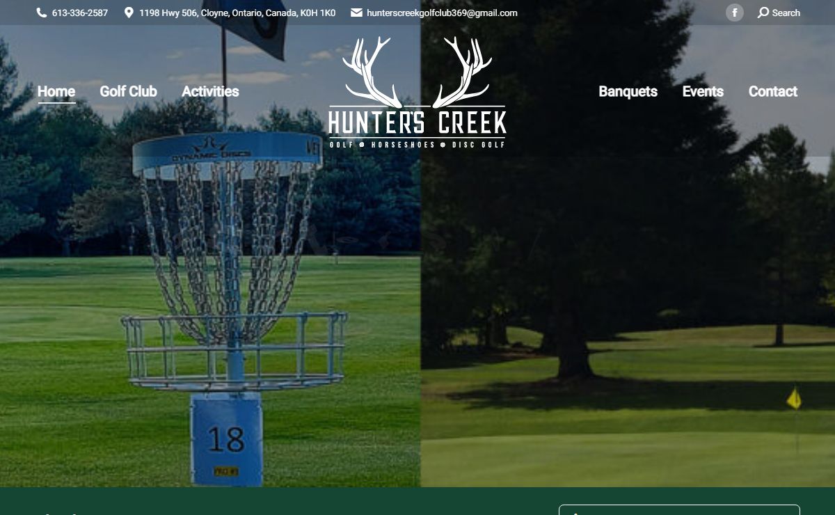 Hunter's Creek Golf Club - Hunter's Creek Golf Club | Cloyne ON
