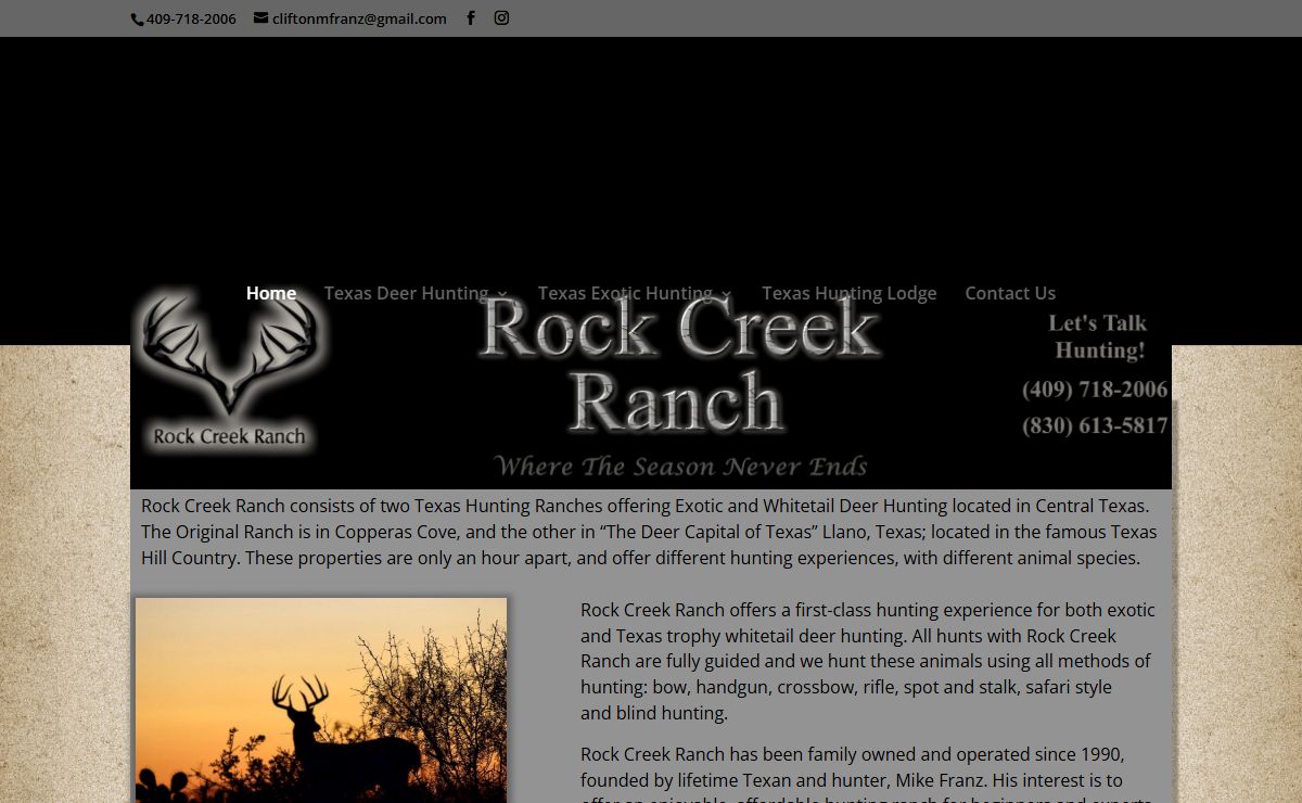 Home - Rock Creek Ranch