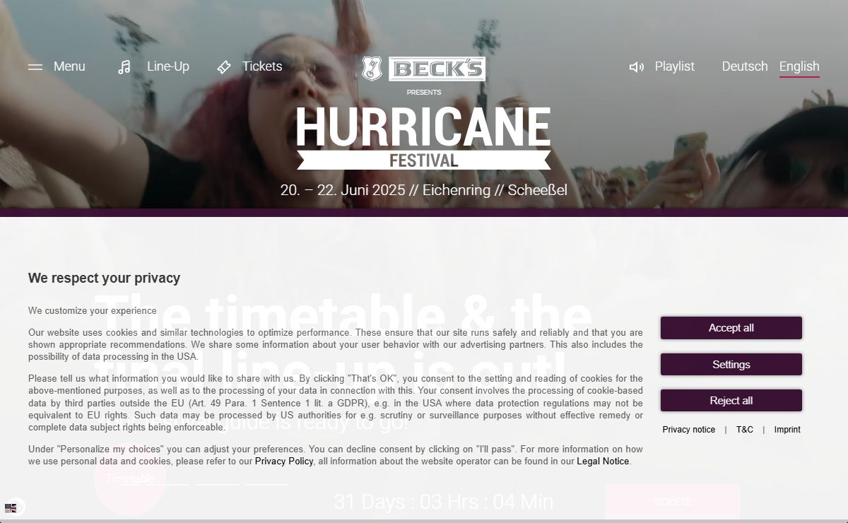 Home - Hurricane Festival