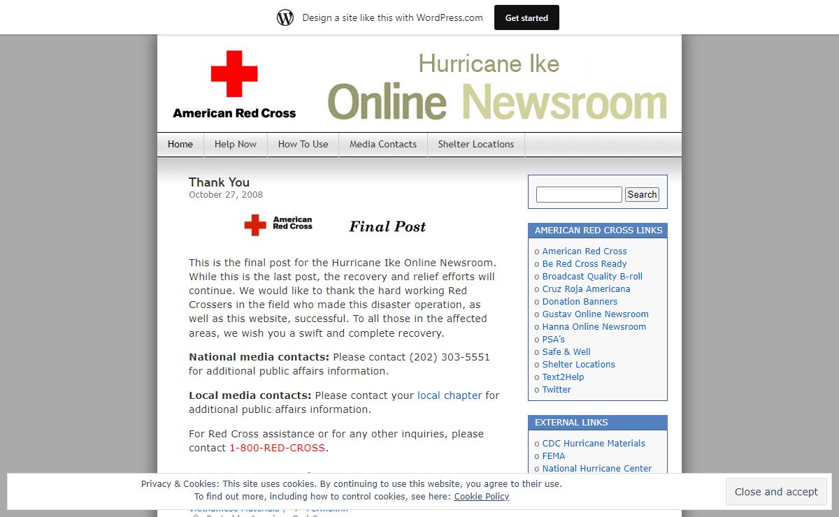 Hurricane Ike Online Newsroom -- American Red Cross