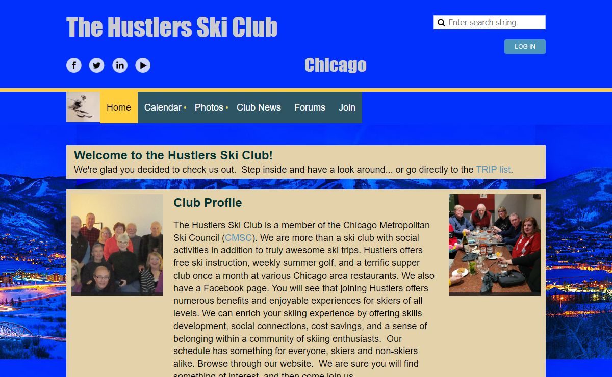 Hustlers Ski Club - Chicago - Home