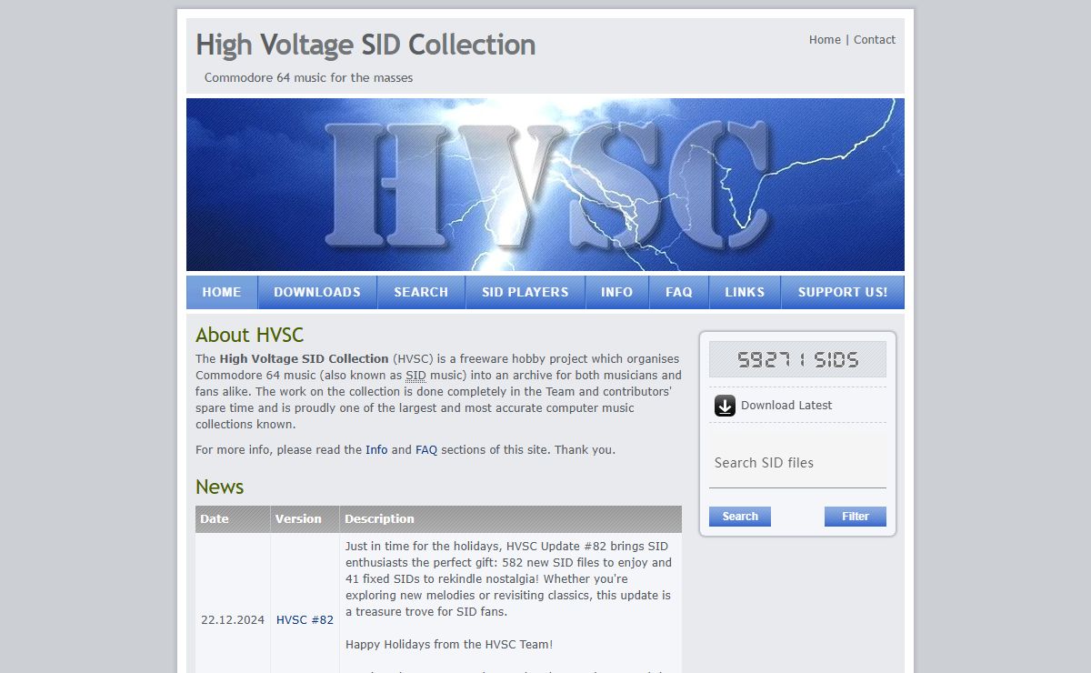 HVSC - Commodore 64 music for the masses!
