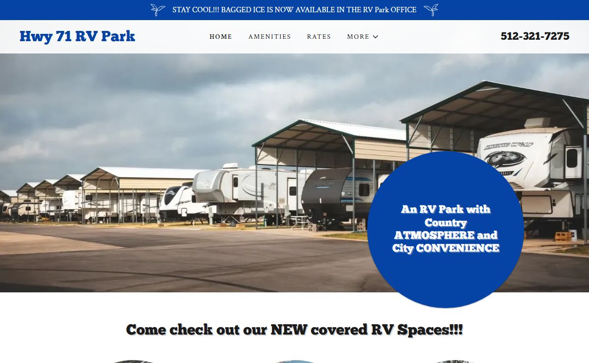 Hwy 71 RV Park - Rv Campground, Rv Park, Rv Campground, Rv Camping