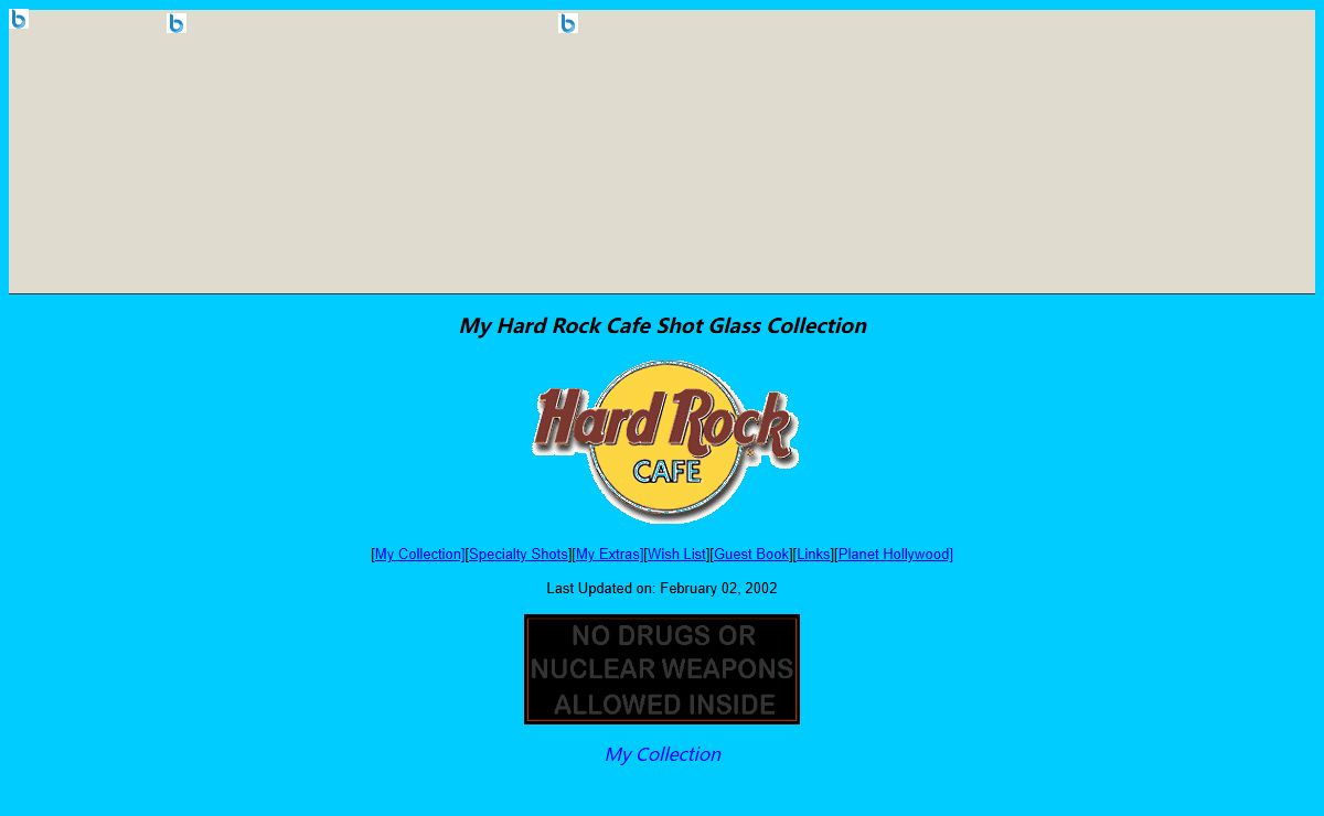 My Hard Rock Cafe Shot Glass Collection