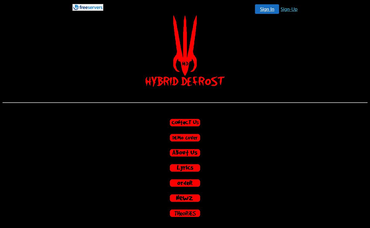 Hybrid Defrost -- The Official Site