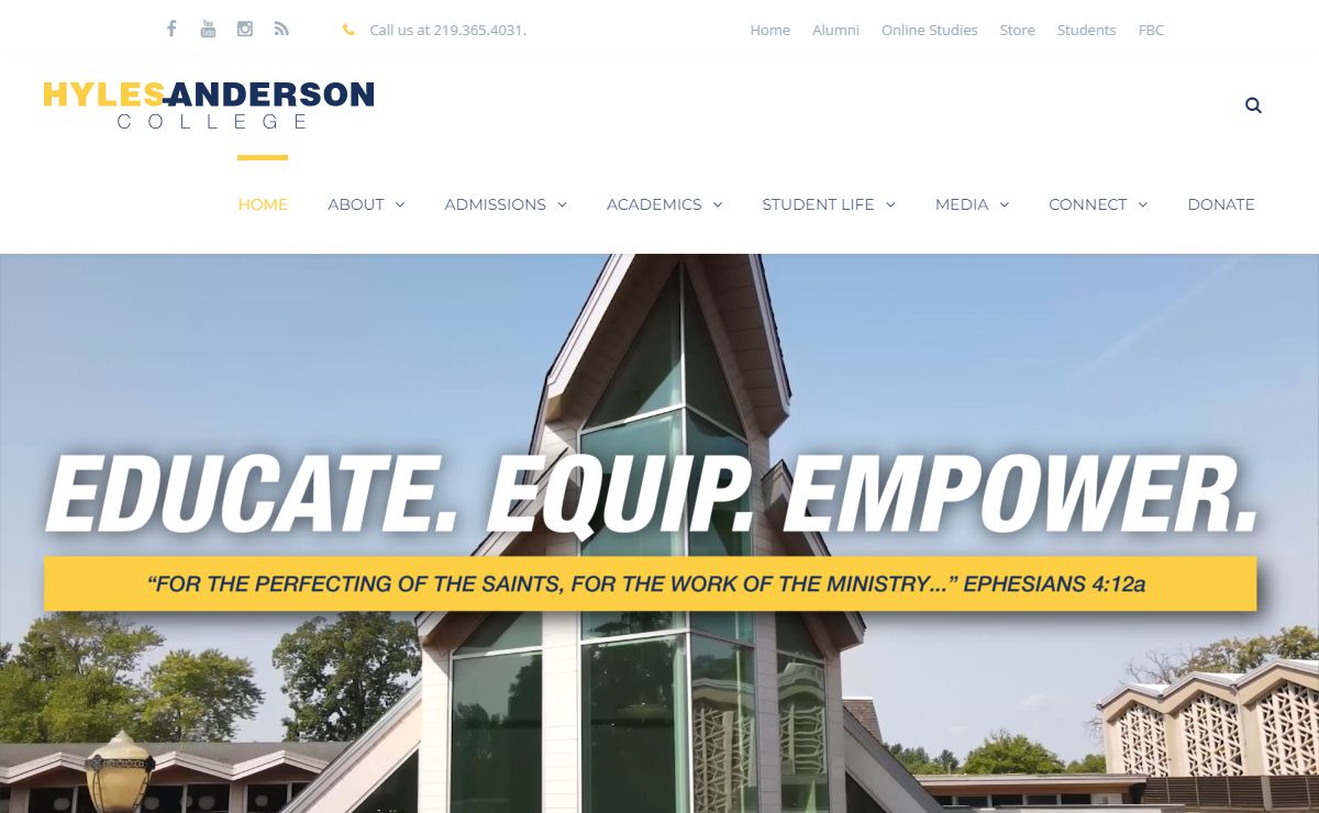 Hyles-Anderson College | Educate. Equip. Empower.