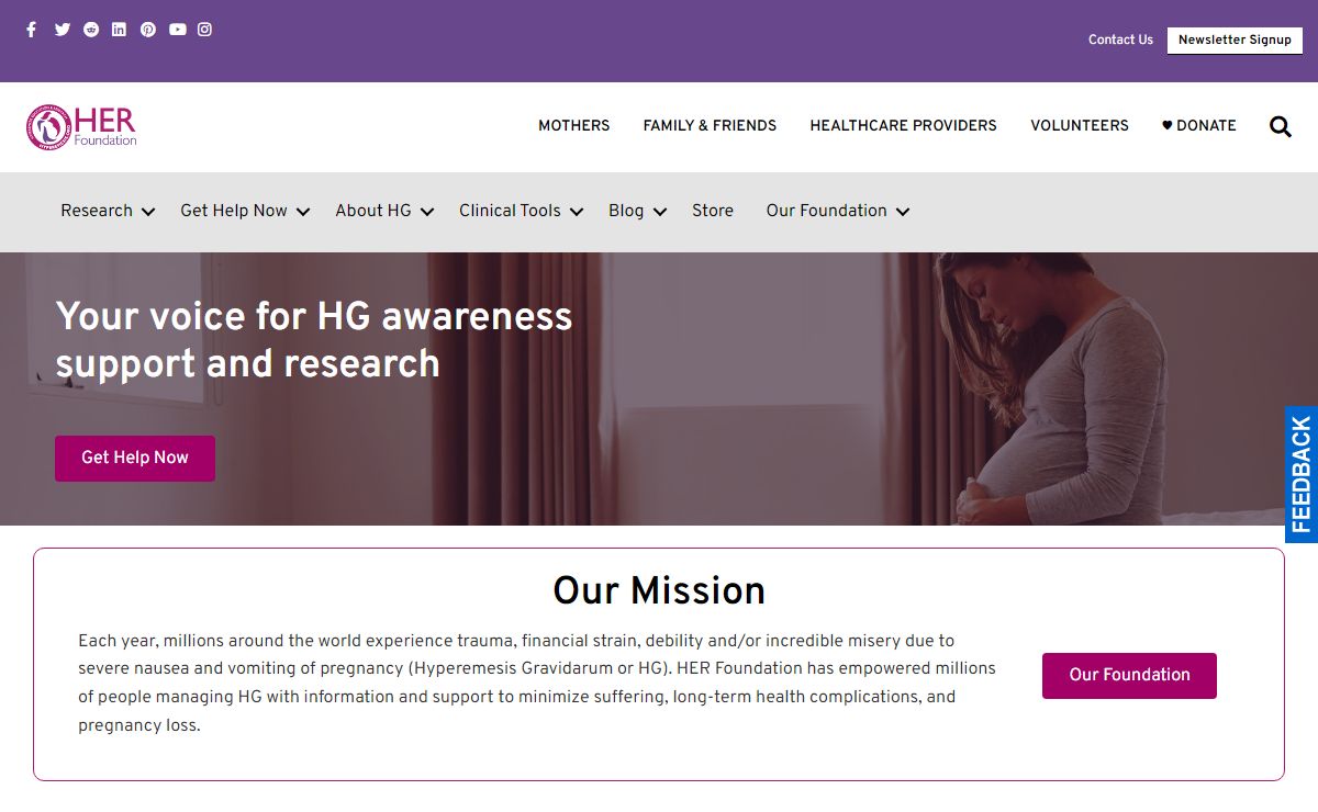 HER Foundation - The global voice for HG awareness support & research
