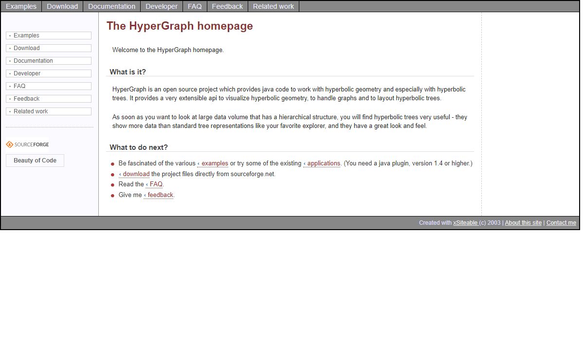Hypergraph - Hyperbolic graphs and trees : Home