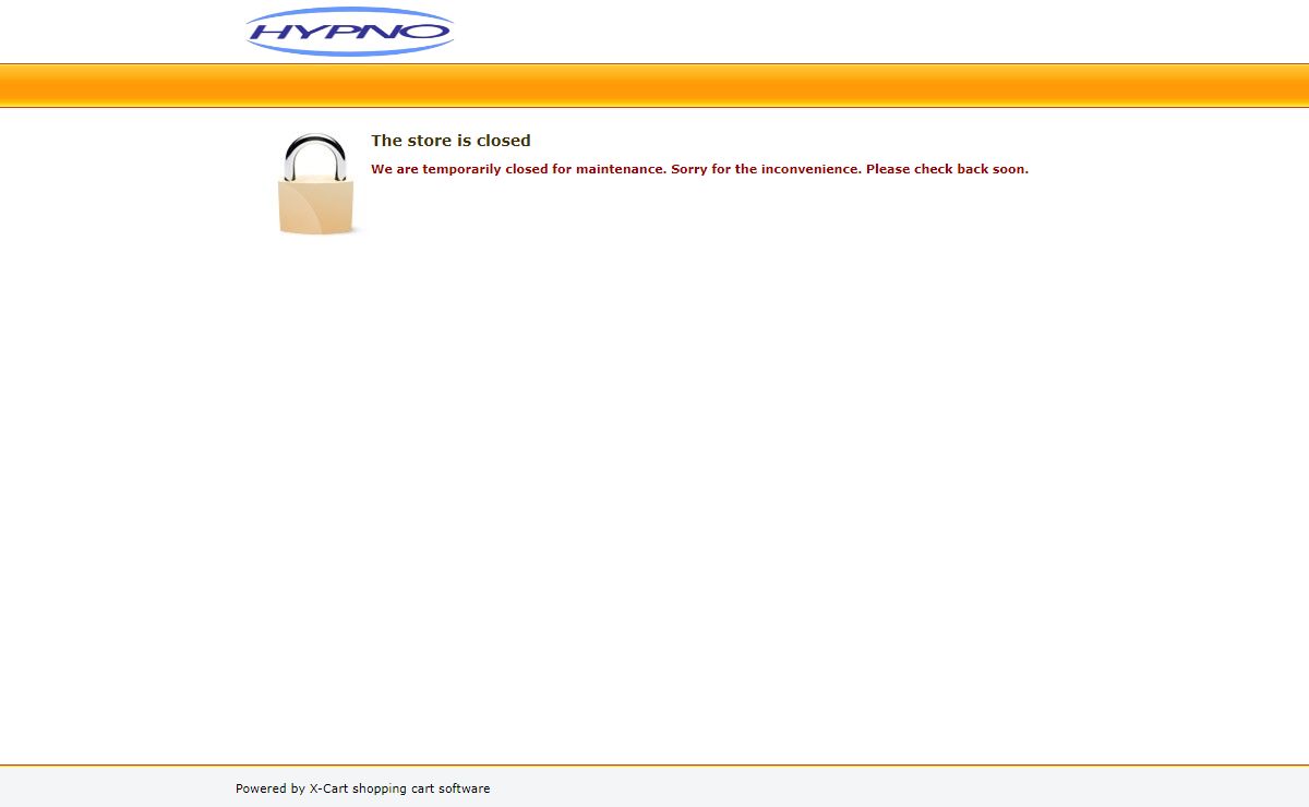 The store is closed
