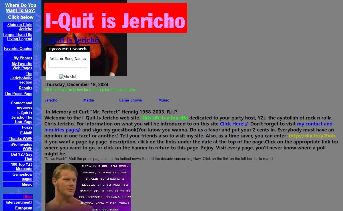 I-Quit Is Jericho