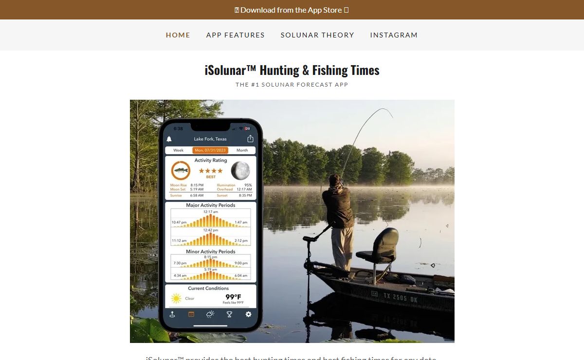 iSolunar™ Hunting & Fishing Times