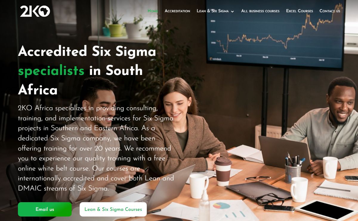 Specialists Six Sigma South Africa Training Joburg Pretoria